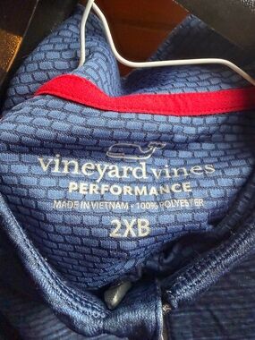 Vineyard Vines Navy Performance Polo - EUC - 2XB